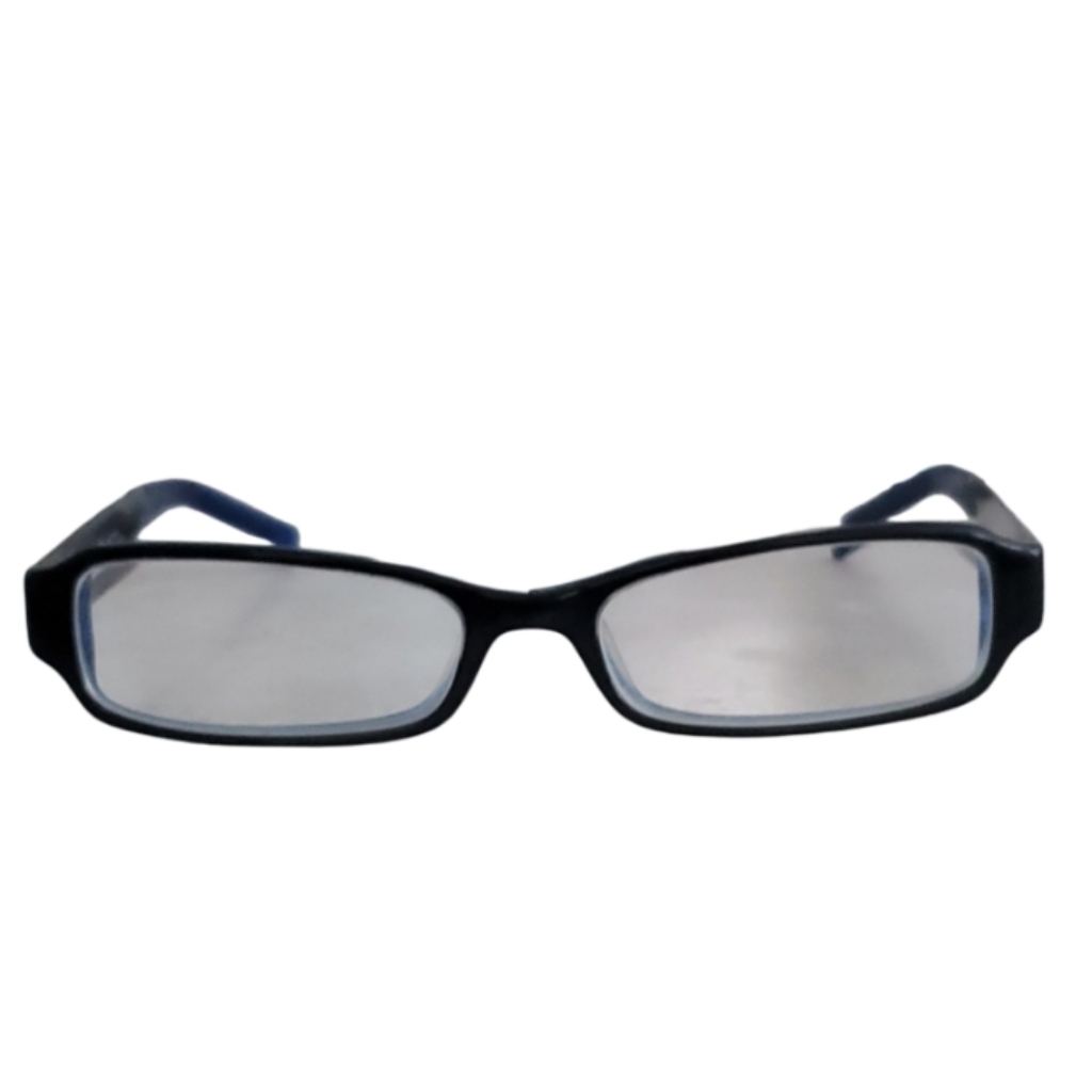 Dkny Unisex Black And Blue Rectangle Frame Glasses Dy4531 3190